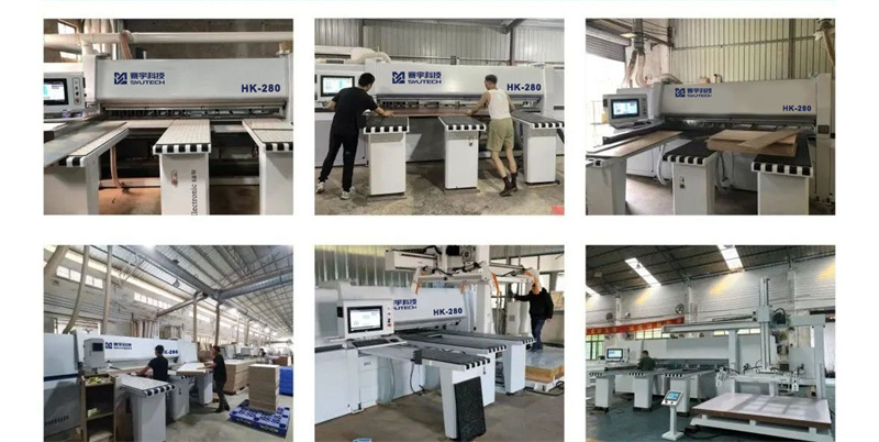 電腦裁板鋸客戶案例現場